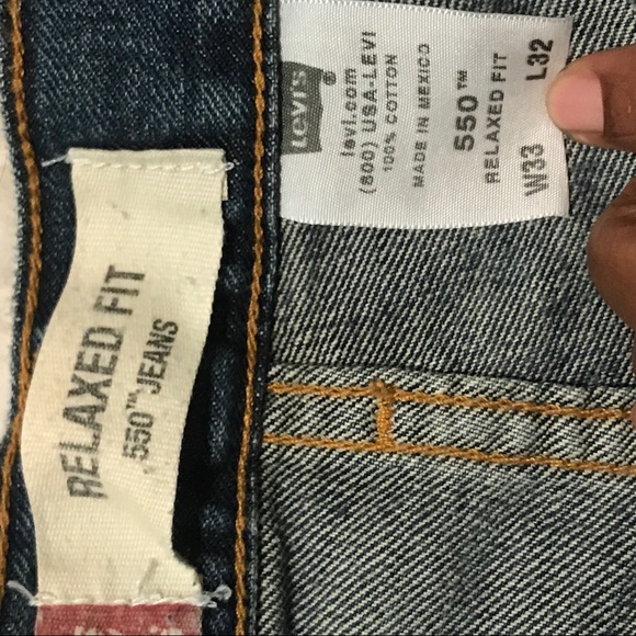 Levi’s 550 Relaxed Fit Jeans Vintage Medium Wash - Picture 8 of 8